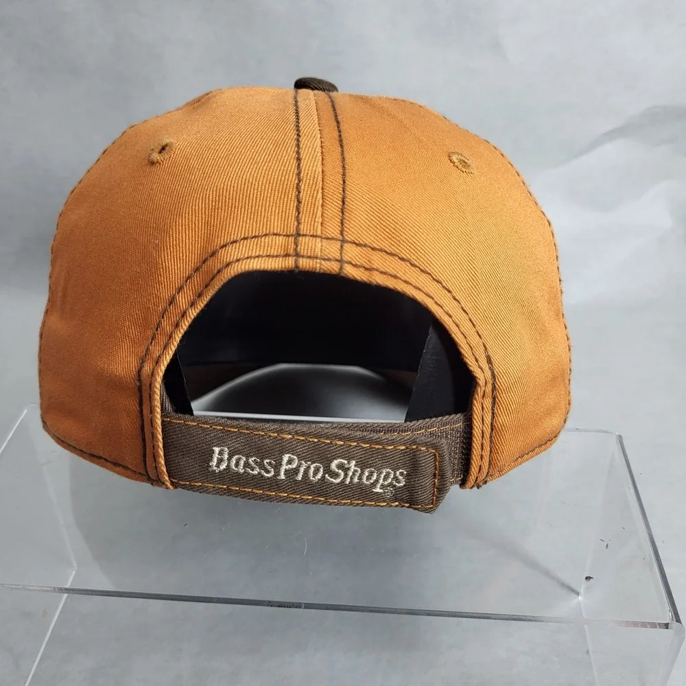 Bass Pro Shops Hunting All Star Brown/Orange Adult Strap Back Ball Hat Cap